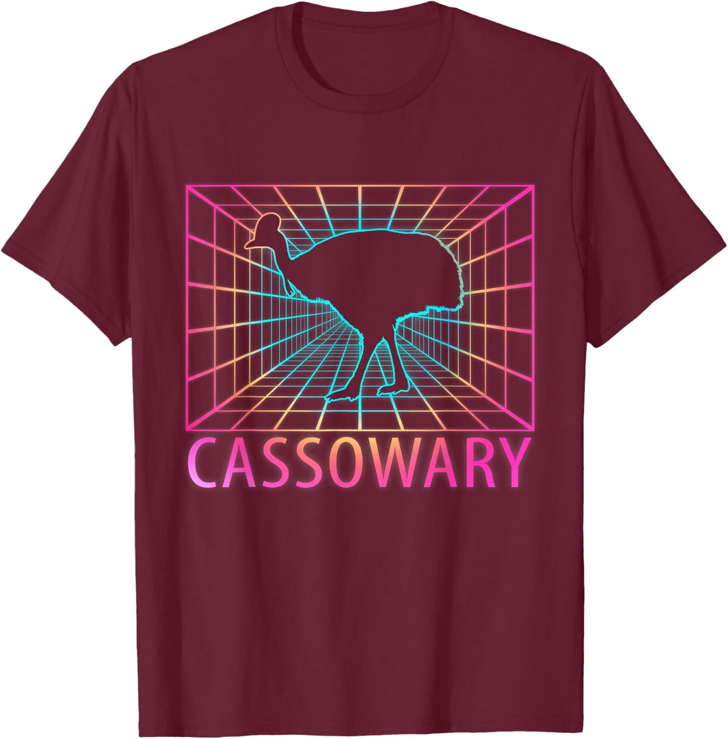 Cassowary Bird Gift T-Shirt - T-Shirt | Maroon