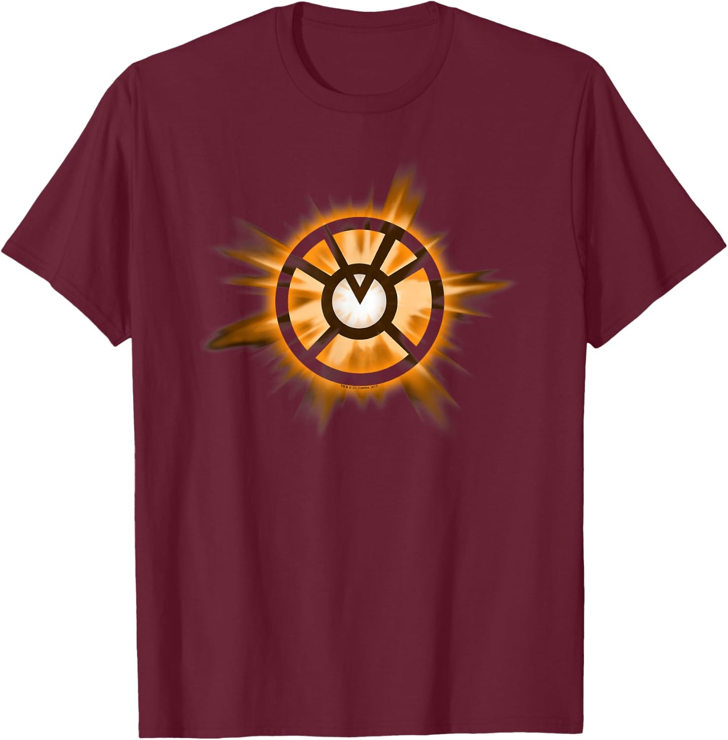 DC Comics Green Lantern Orange Glow T-Shirt - T-Shirt | Maroon