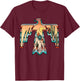 Cute western thunderbird country Aztec cactus women rodeo T-Shirt - T-Shirt | Maroon