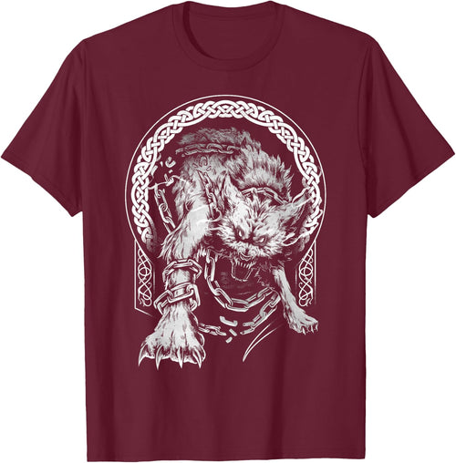 Fenrir Wolf Viking Nordic Pagan Mythology