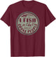 I Fish So I Dont Choke People Fun Hilarious Saying Fishing T-Shirt - T-Shirt | Maroon