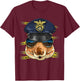 Squirrel Police Wildlife Squirrel Rodent Animal Lover T-Shirt - T-Shirt | Maroon