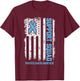Prostate Cancer Flag Support Squad Prostate Cancer Awareness T-Shirt - T-Shirt | Maroon