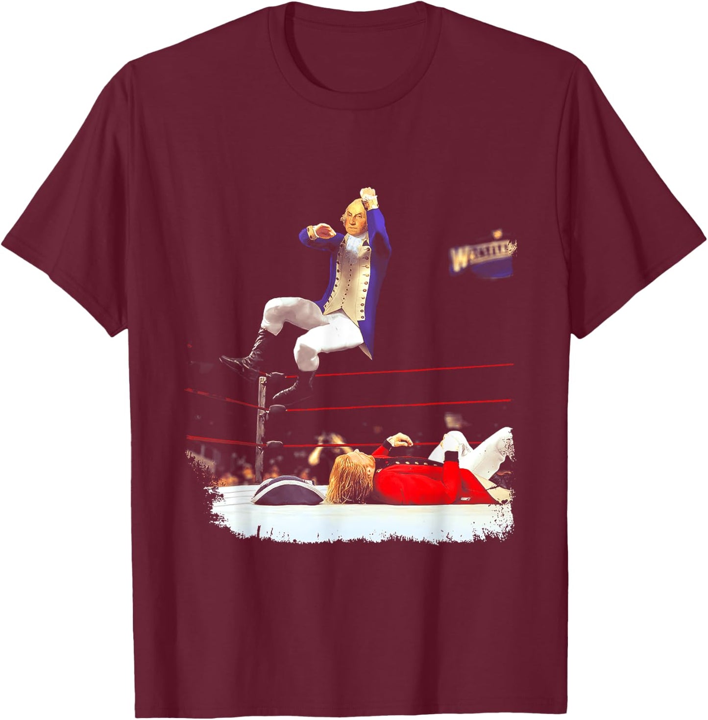 George Washington Wrestling T-Shirt - T-Shirt | Maroon