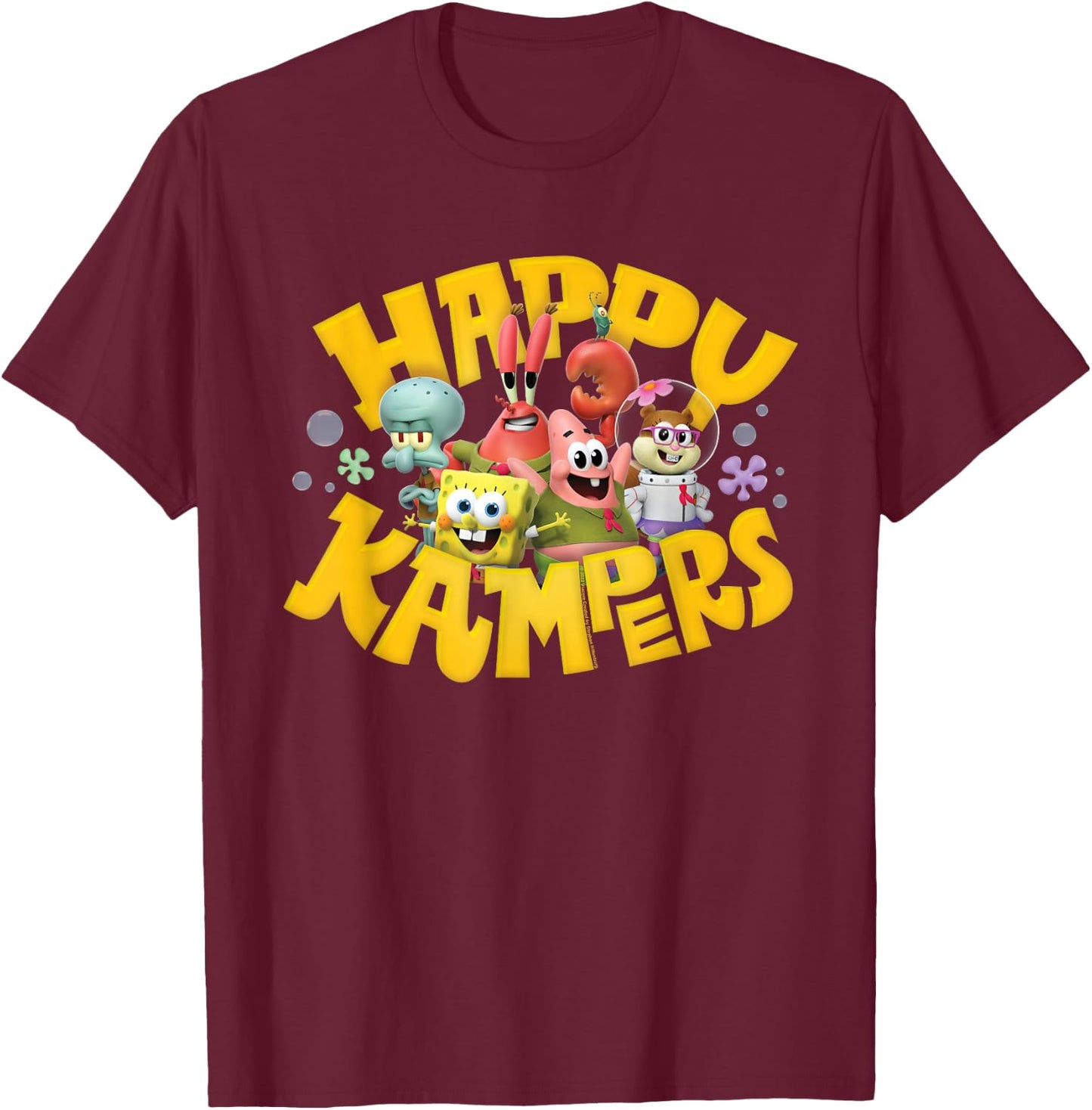 Kamp Koral Happy Kampers T-Shirt - T-Shirt | Maroon