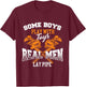 Real Men Lay Pipe - Pipefitter Pipe Fitter Plumber Plumbing T-Shirt - T-Shirt | Maroon