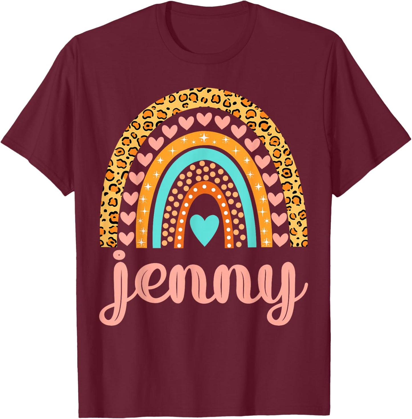 Jenny Jenny Name Birthday Shirt Gift T-Shirt - T-Shirt | Maroon