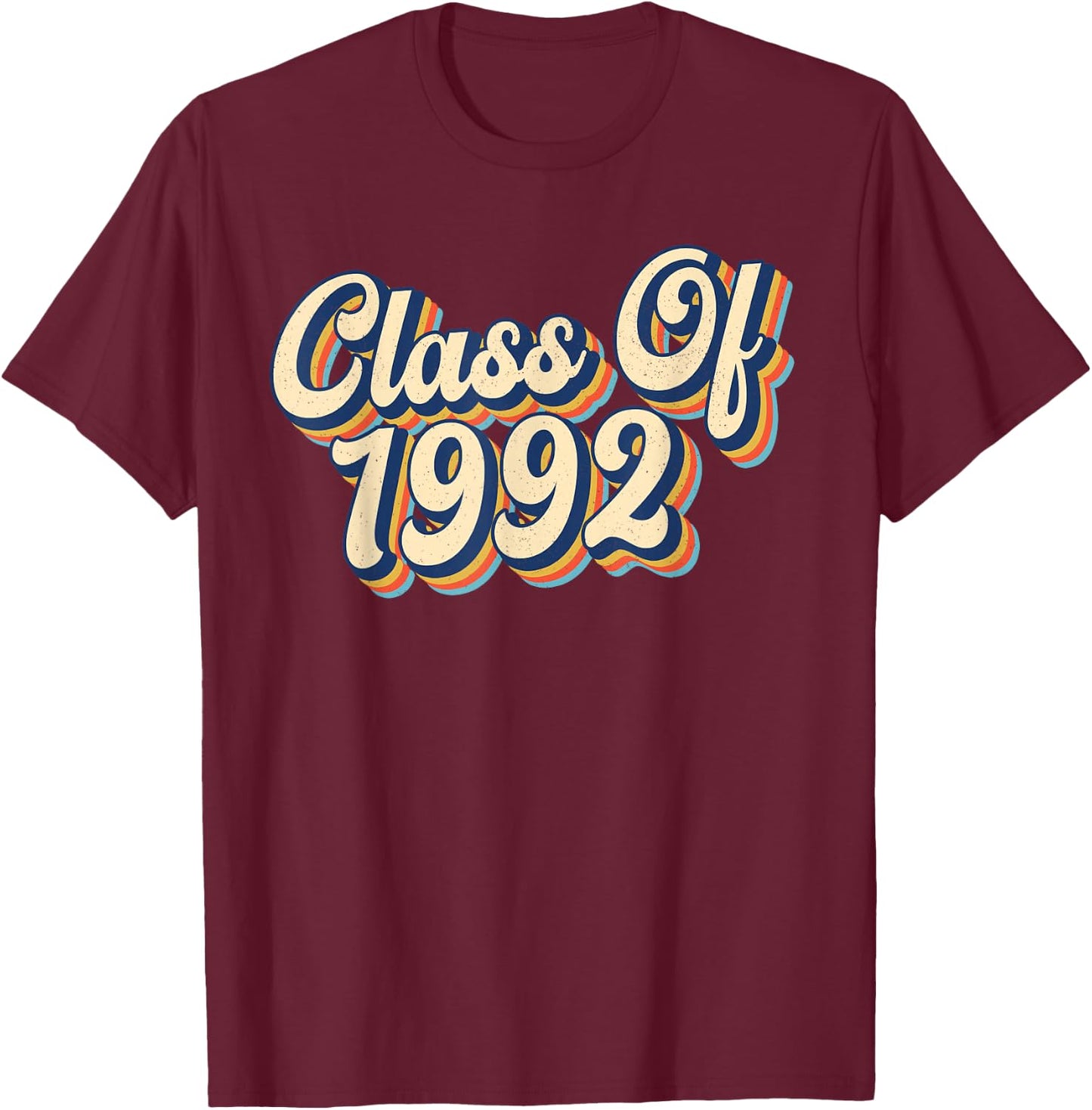 Class of 1992 High School Reunion Vintage T-Shirt - T-Shirt | Maroon