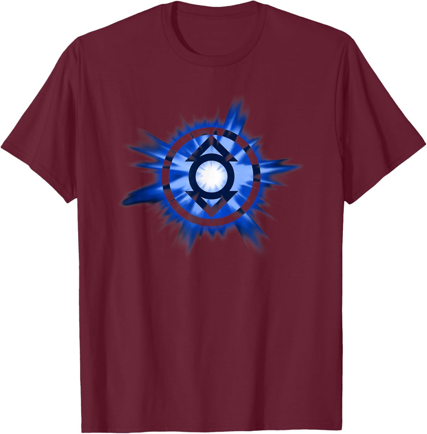 Green Lantern Indigo Glow T-Shirt - T-Shirt | Maroon