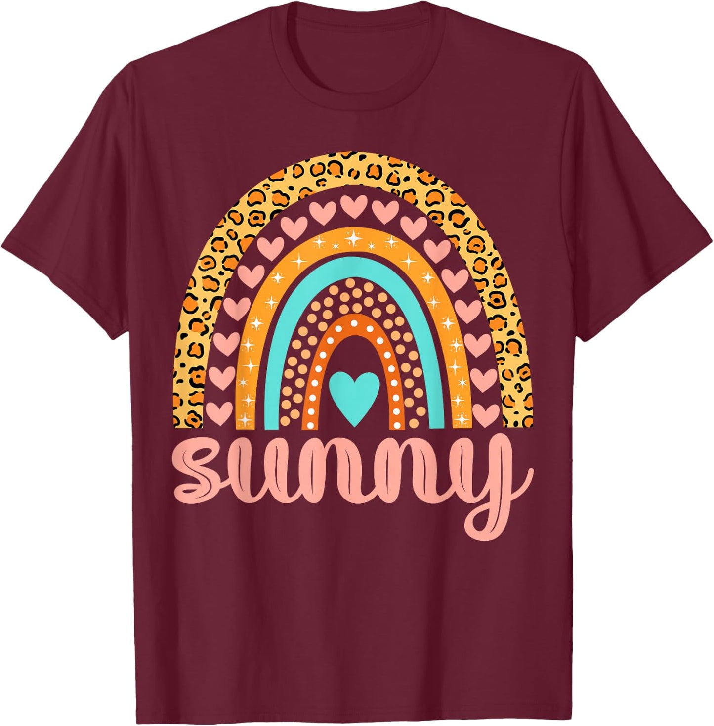 Sunny Sunny Name Birthday Shirt Gift T-Shirt - T-Shirt | Maroon