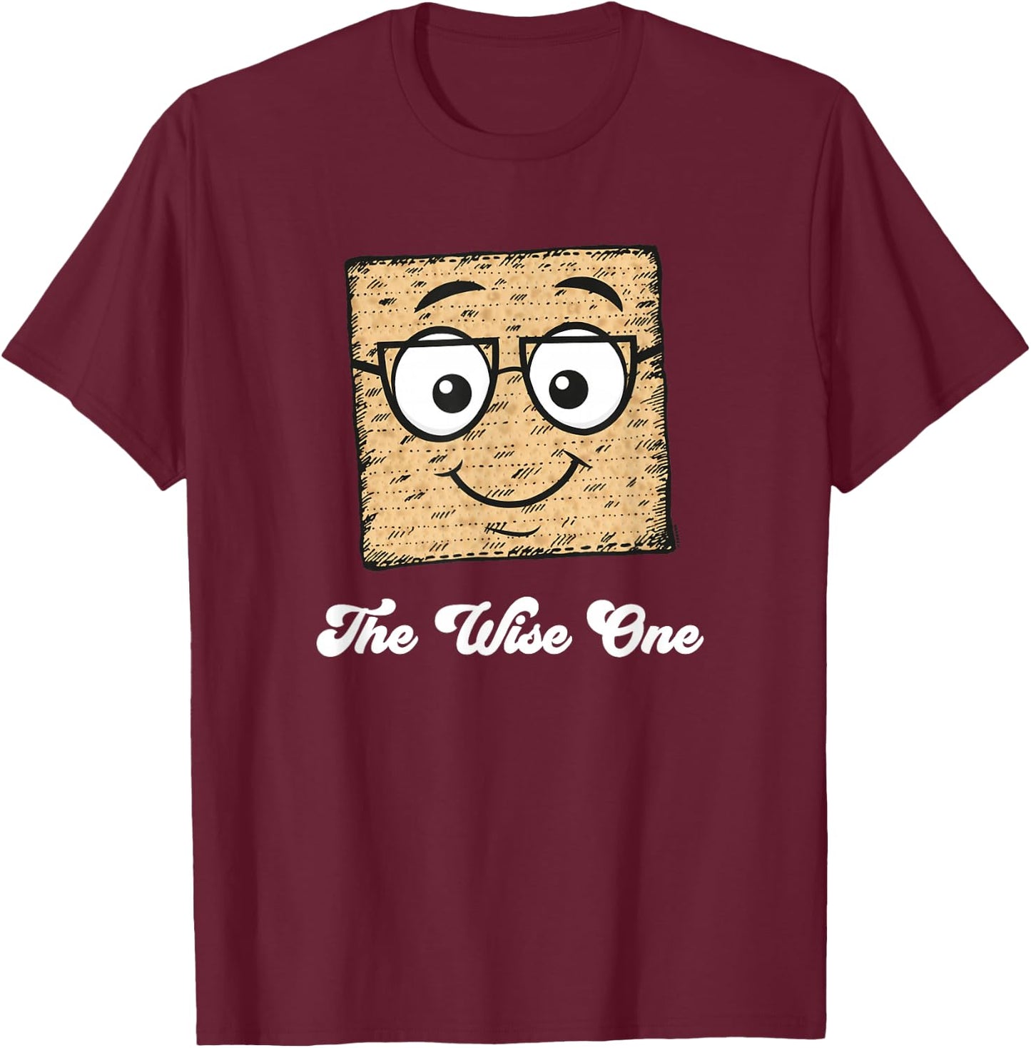 The Wise One Funny Passover Seder T-Shirt - T-Shirt | Maroon