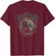 Universal Monsters The Wolfman Howls T-Shirt - T-Shirt | Maroon