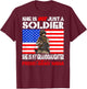 My Granddaughter Is A Soldier Proud Army Nana Military Gift T-Shirt - T-Shirt | Maroon