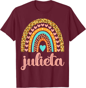 Julieta Julieta Name Birthday Shirt Gift T-Shirt - T-Shirt | Maroon