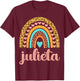 Julieta Julieta Name Birthday Shirt Gift T-Shirt - T-Shirt | Maroon