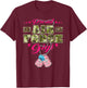 Proud Air Force Gigi - Camo US Flag Dog Tag Military Grandma Women T-Shirt - T-Shirt | Maroon