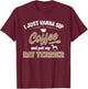 Rat Terrier Lover - Dog And Coffee Enthusiast Gift T-Shirt - T-Shirt | Maroon