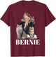 Bernie Sanders Funny Cat Gift T-Shirt - T-Shirt | Maroon