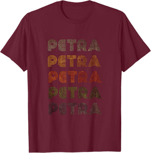 Love Heart Petra Grunge/Vintage Style Black Petra T-Shirt - T-Shirt | Maroon