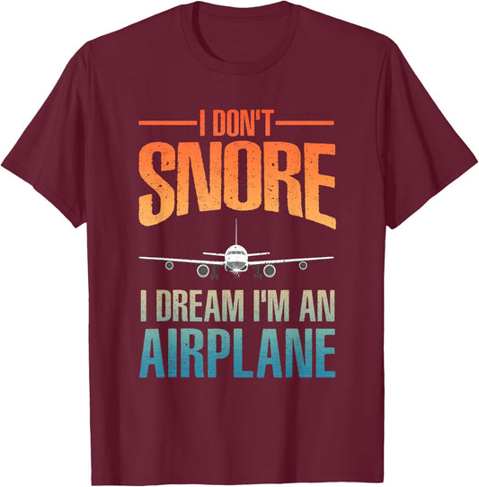 Funny Airplane Novelty Women Aviation Airplane Pilot T-Shirt - T-Shirt | Maroon