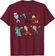 Dabbing Uncle Sam And Friends 4th Of July Boys Girls Kids T-Shirt - T-Shirt | Maroon