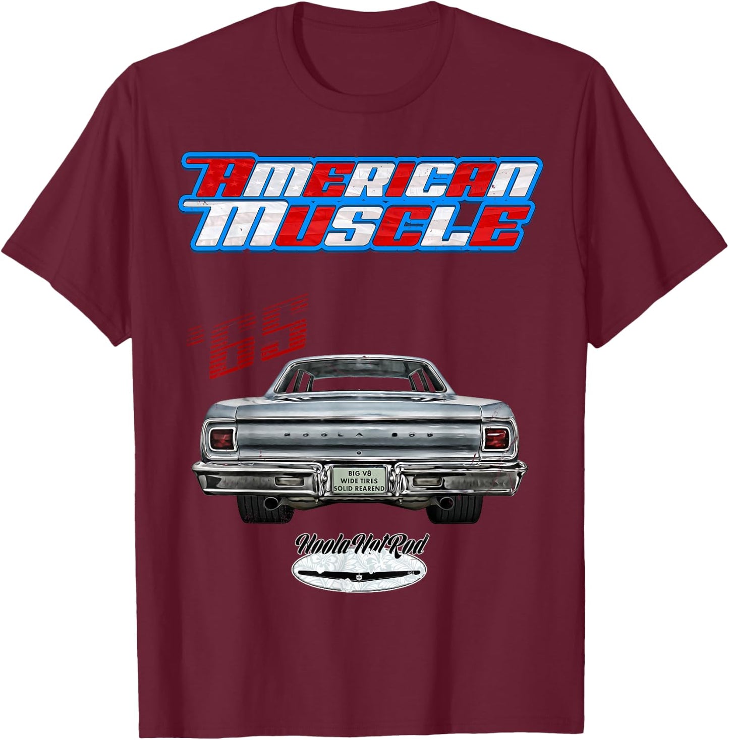 1965 Chevelle,Muscle Car,SS454,SS427,SS396,Hotrod,drag race T-Shirt - T-Shirt | Maroon