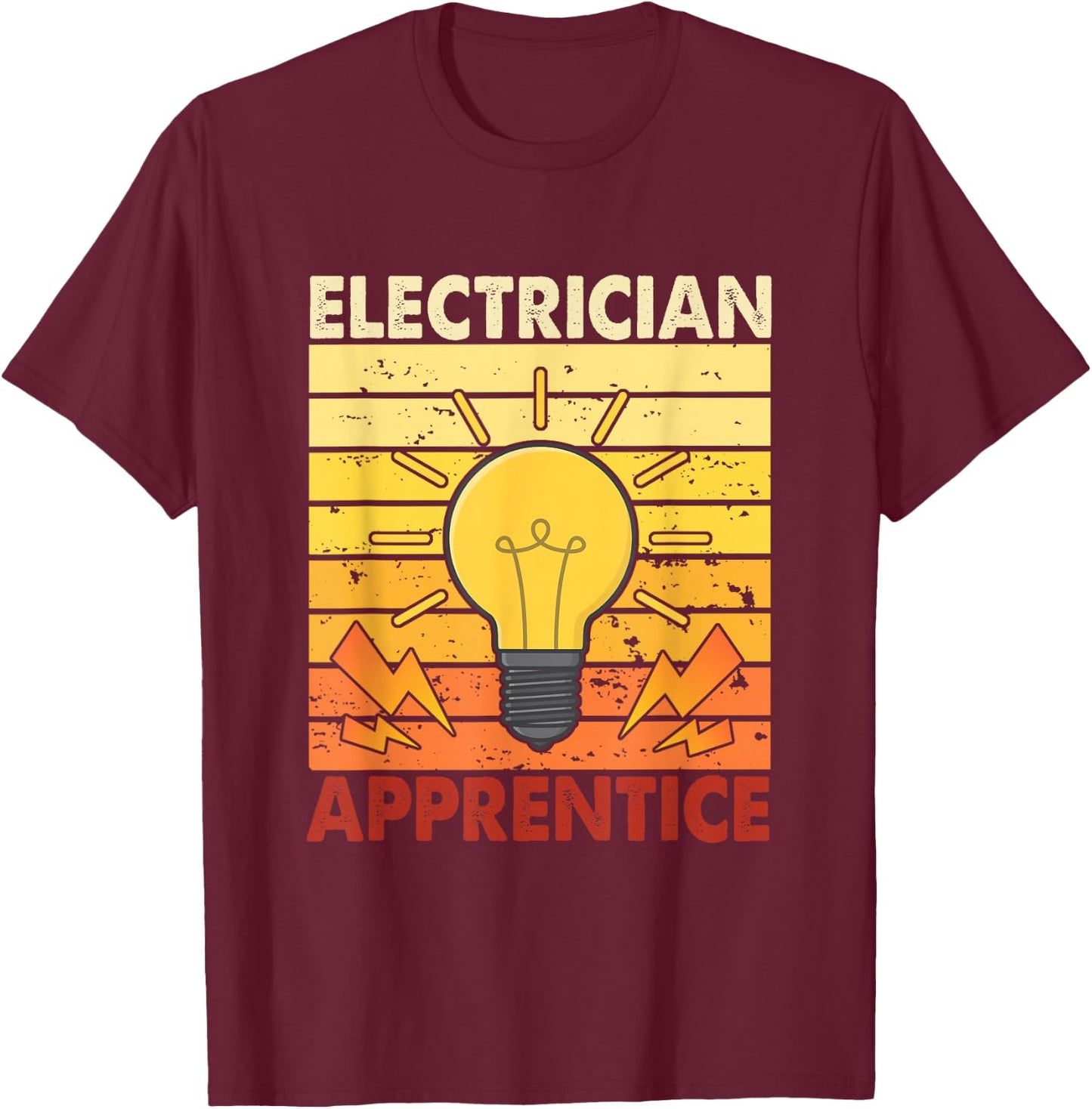 Electricians apprentice in training T-Shirt - T-Shirt | Maroon