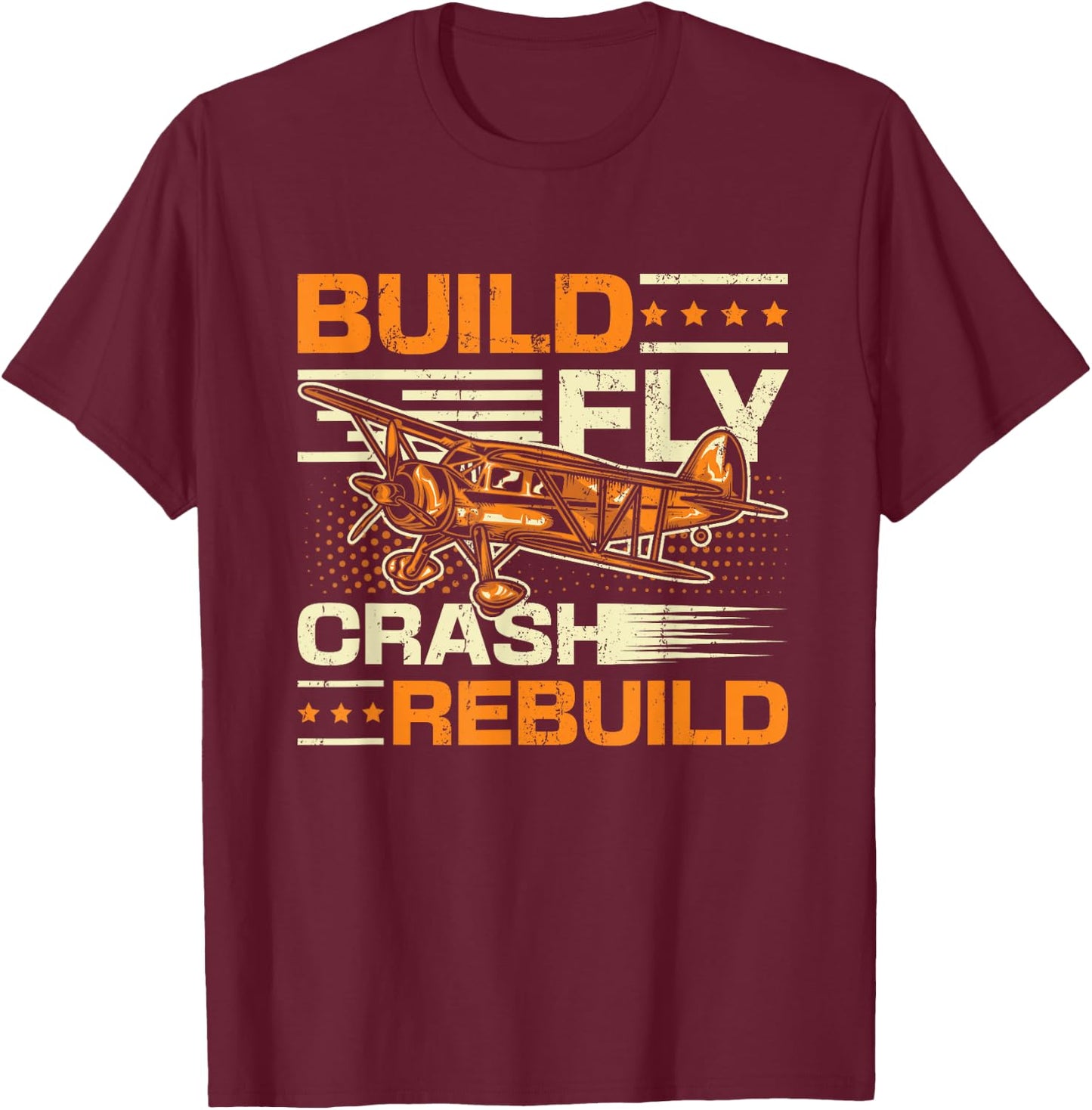 RC Pilot Model Airplane Pilot Model Flight Rc Airplane T-Shirt - T-Shirt | Maroon
