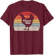 Vintage Retro Mother's Day Mama Hen Chicken Mom Farm T-Shirt - T-Shirt | Maroon