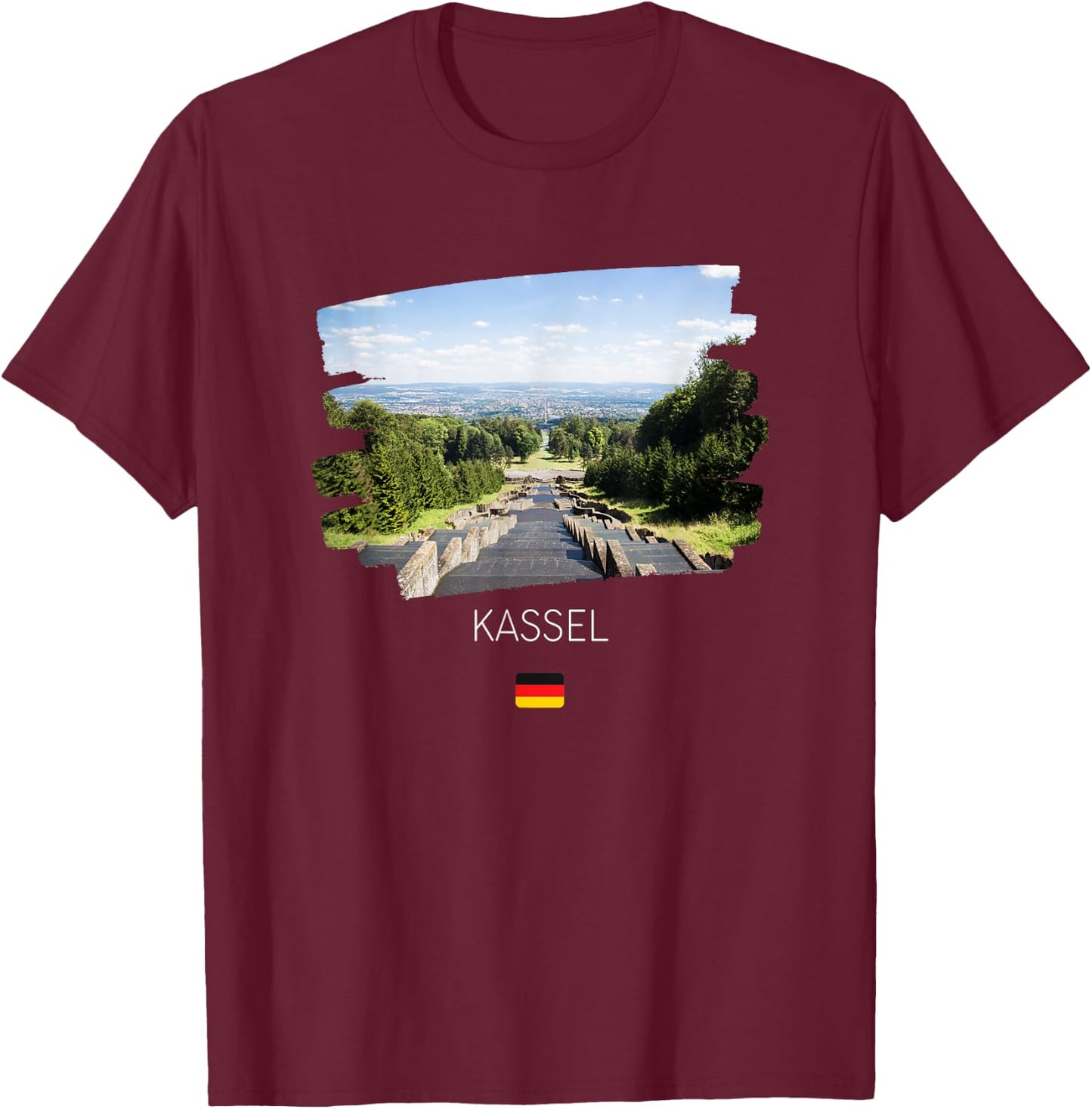 Kassel Germany T-Shirt - T-Shirt | Maroon