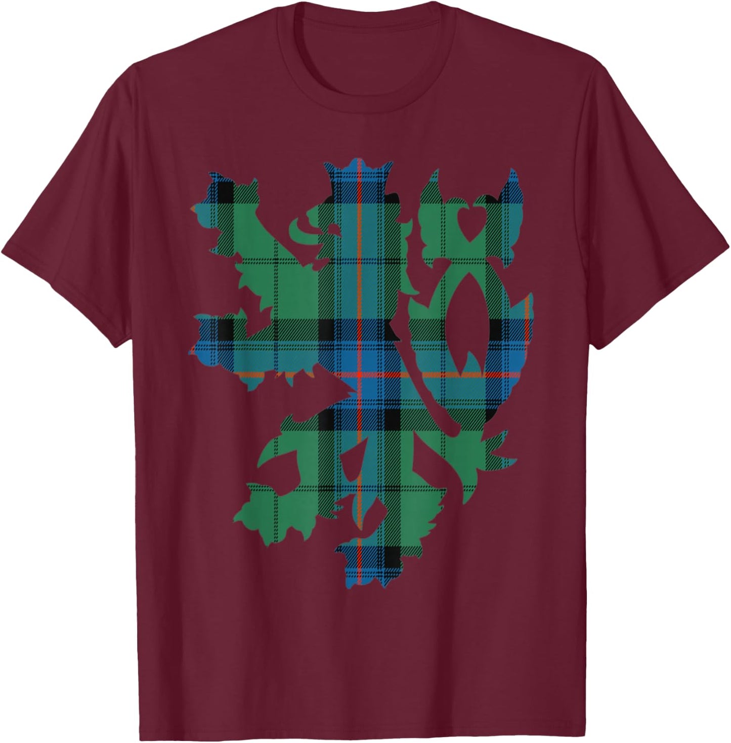 Clan Armstrong Tartan Scottish Family Name Scotland Pride T-Shirt - T-Shirt | Maroon
