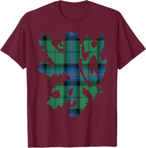 Clan Armstrong Tartan Scottish Family Name Scotland Pride T-Shirt - T-Shirt | Maroon
