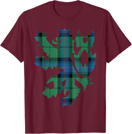Clan Armstrong Tartan Scottish Family Name Scotland Pride T-Shirt - T-Shirt | Maroon