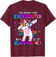 I'm Ready For Kindergarten Back To School Kindergarten Girls T-Shirt - T-Shirt | Maroon