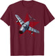 MIG 15 Jet Fighter Plane Spotting T-Shirt - T-Shirt | Maroon