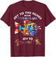 Joy To The Fishes In The Deep Blue Sea Joy To You And Me T-Shirt - T-Shirt | Maroon