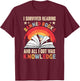 Banned Books Saying - Forbidden Literature T-Shirt - T-Shirt | Maroon