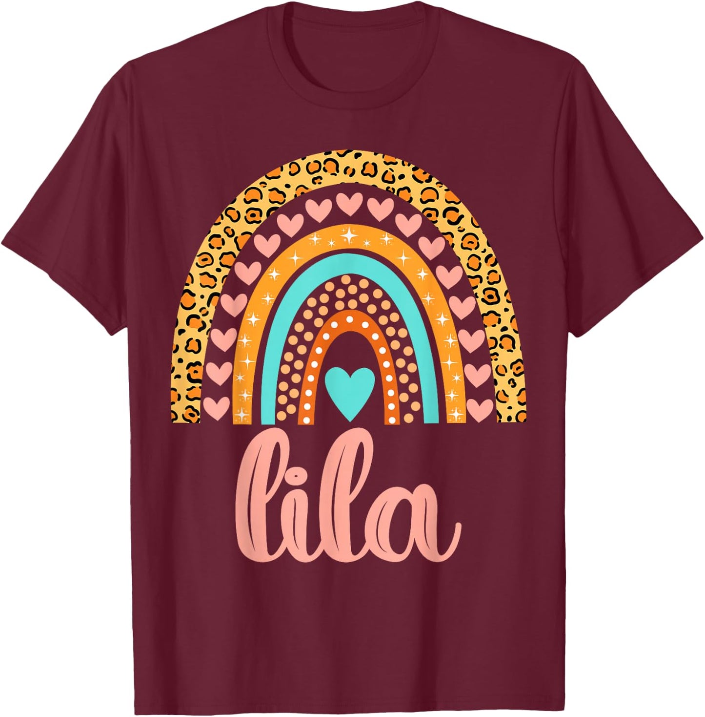 Lila Lila Name Birthday Shirt Gift T-Shirt - T-Shirt | Maroon