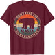 Alaska Grizzly Bear Do not Feed The Giant Hamsters Kodiak T-Shirt - T-Shirt | Maroon