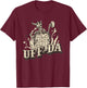 Funny Scandinavian Uff Da popular Nordic Quotes and Sayings T-Shirt - T-Shirt | Maroon