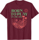 Born to Play in the Dirt T-Shirt - T-Shirt | Maroon
