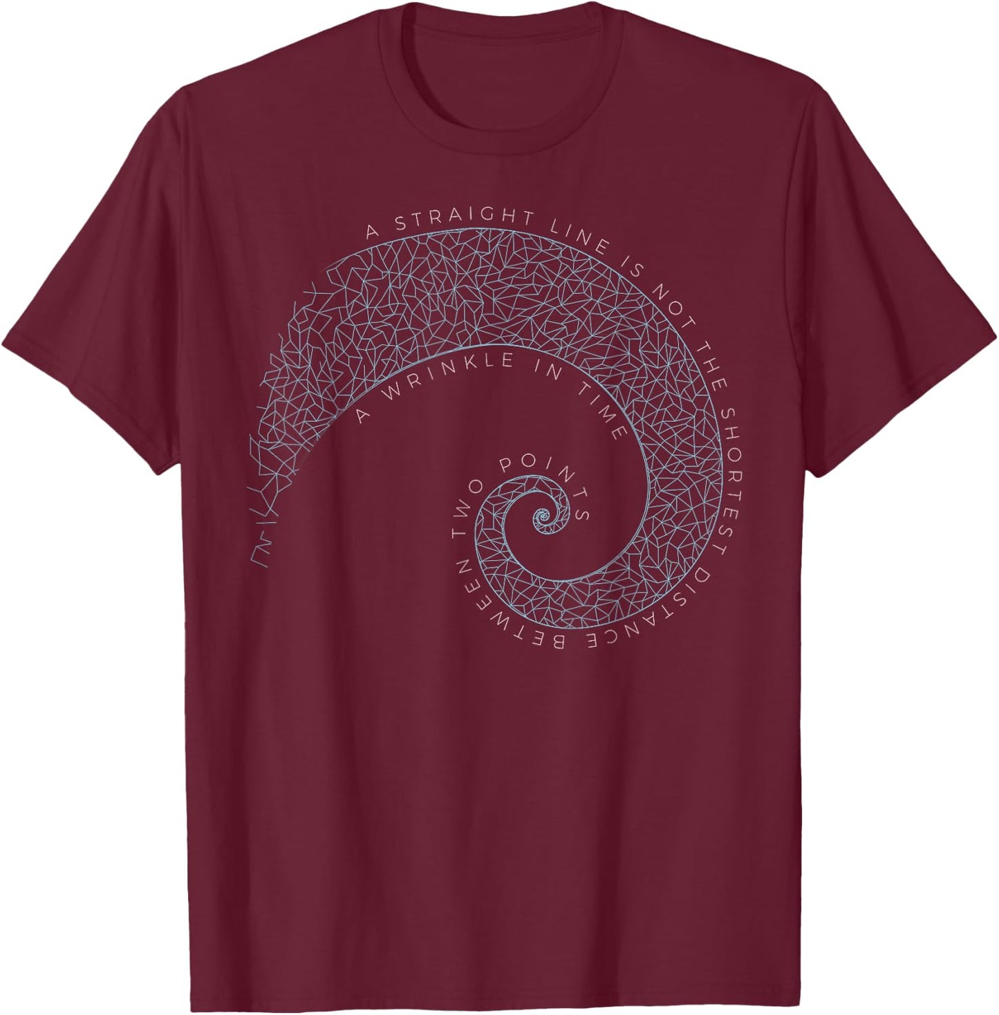 Disney - A Wrinkle in Time a Straight Line T-Shirt - T-Shirt | Maroon