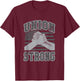 Union Strong Job Union Worker T-Shirt - T-Shirt | Maroon