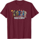 The Boys The Seven Comic Superhero TV Show T-Shirt - T-Shirt | Maroon