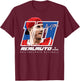JT Realmuto Silhouette Philadelphia MLBPA T-Shirt - T-Shirt | Maroon