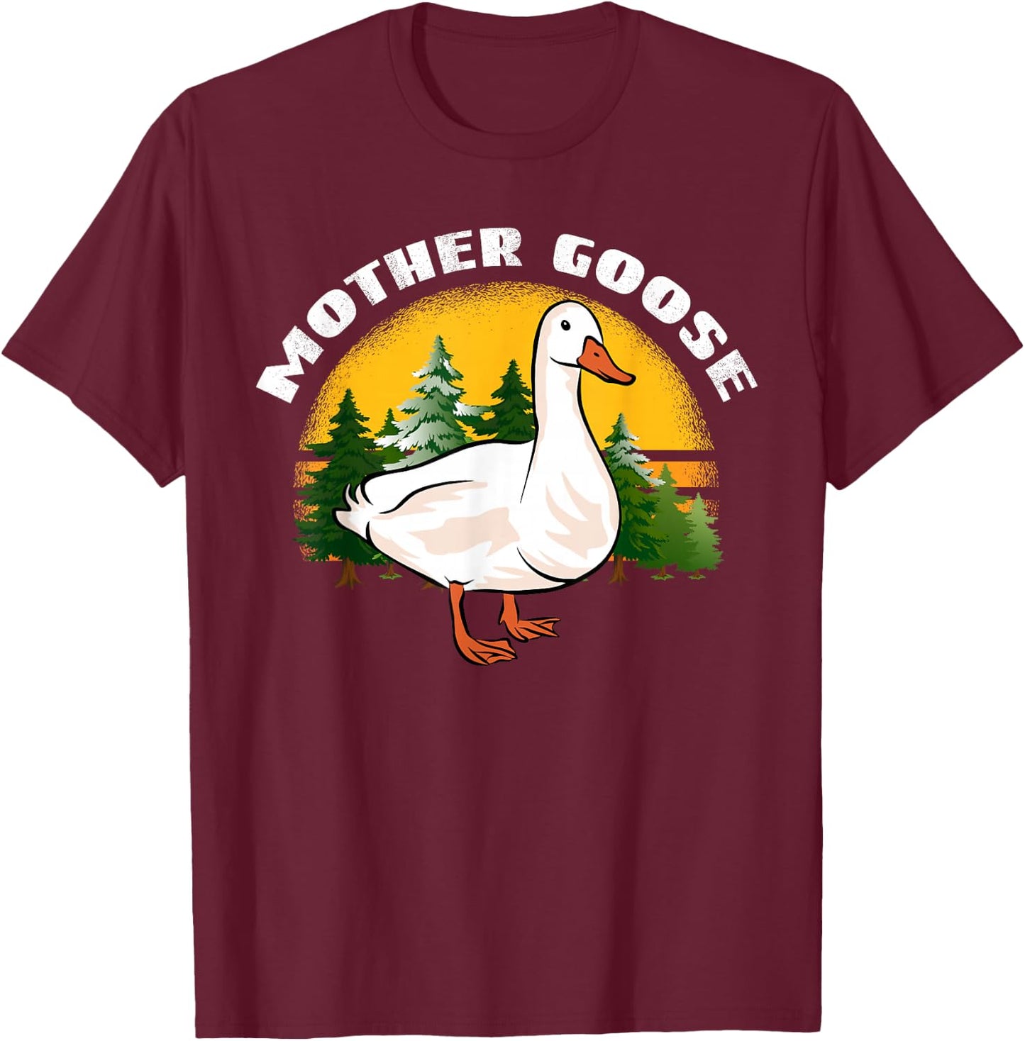 Goose Mother Duck Costume Animal Lover T-Shirt - T-Shirt | Maroon