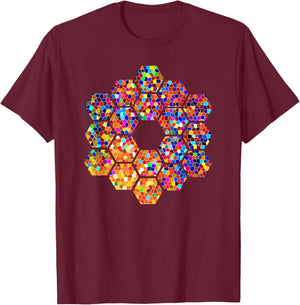 James Webb Space Telescope JWST T-Shirt - T-Shirt | Maroon