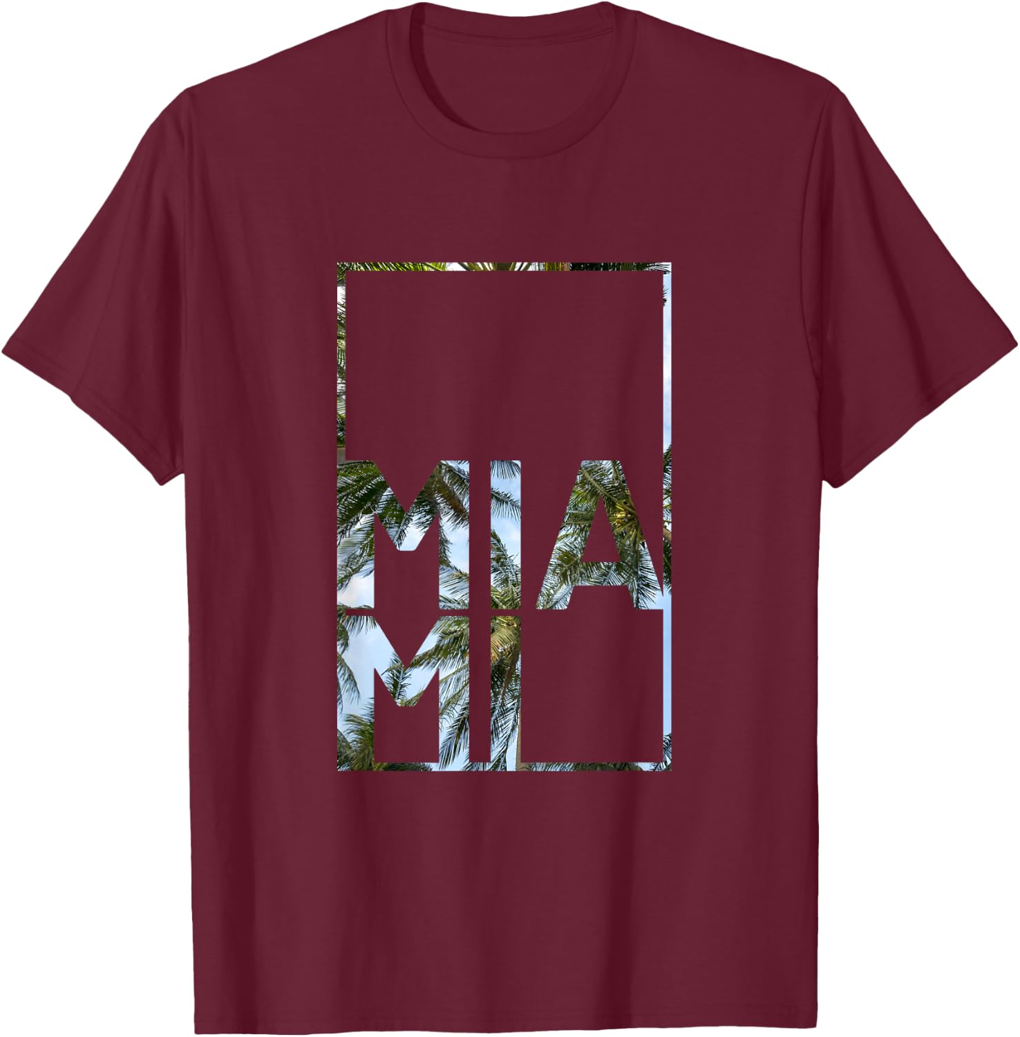 Miami T-Shirt - T-Shirt | Maroon
