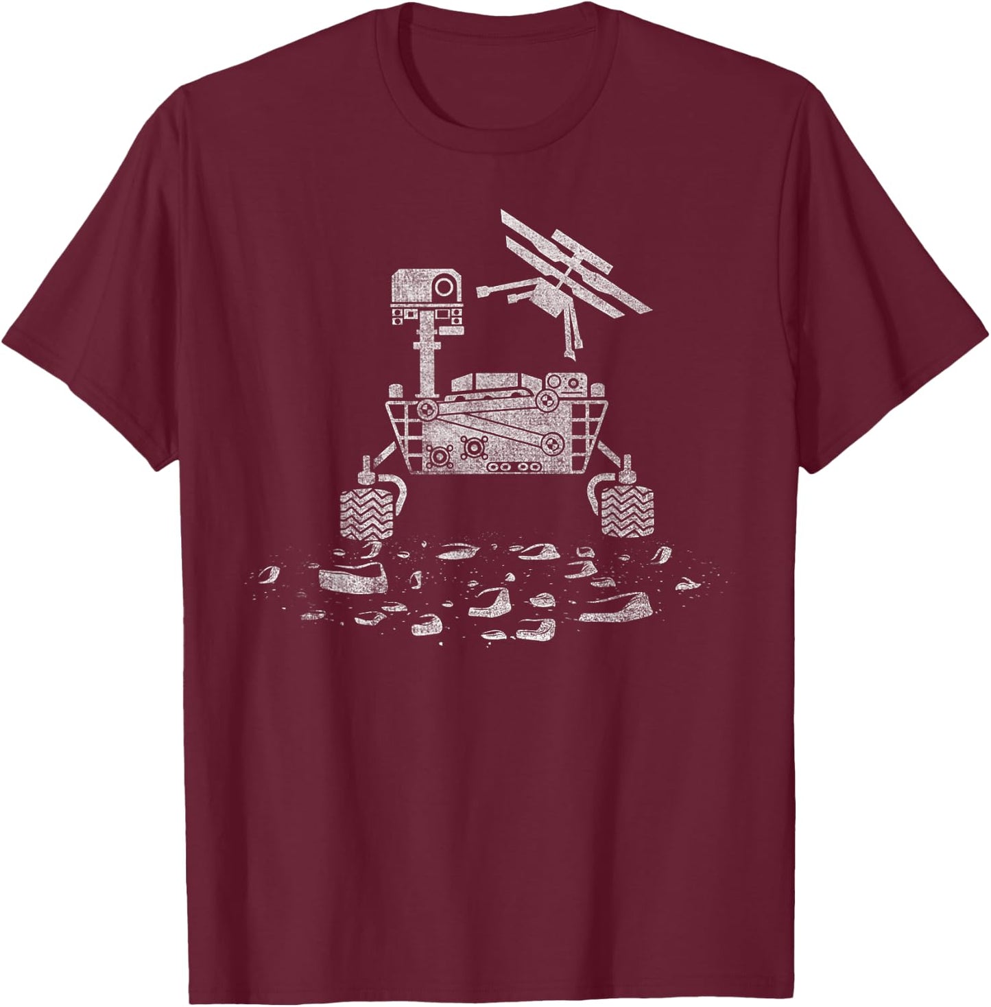 Mars NASA 2021 Ingenuity - Red Planet Mars Landing T-Shirt - T-Shirt | Maroon