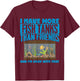 I Have More Fish Tanks Than Friends Aquarist T-Shirt - T-Shirt | Maroon